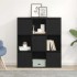 Estantería de madera de ingeniería roble negro 89x24x101,5