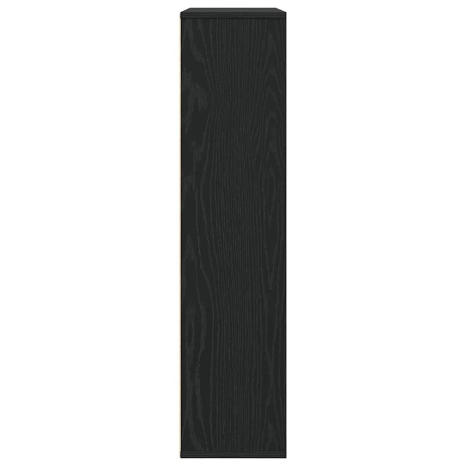 Estantería de madera de ingeniería roble negro 89x24x101,5
