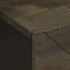 Mesita de noche de madera maciza de mango negra 40x33x46