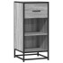 Aparador madera ingeniería y metal gris Sonoma 35,5x35x76