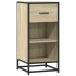 Aparador madera ingeniería y metal roble Sonoma 35,5x35x76