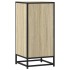 Aparador madera ingeniería y metal roble Sonoma 35,5x35x76