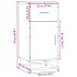 Aparador madera ingeniería y metal roble Sonoma 35,5x35x76
