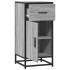 Aparador madera ingeniería y metal gris Sonoma 35,5x35x76