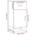 Aparador madera ingeniería y metal gris Sonoma 35,5x35x76