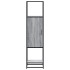 Aparador alto madera ingeniería metal gris sonoma 35,5x35x13