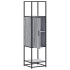 Aparador alto madera ingeniería metal gris sonoma 35,5x35x13