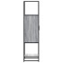 Aparador alto madera ingeniería metal gris sonoma 35,5x35x13