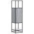 Aparador alto madera ingeniería metal gris sonoma 35,5x35x13