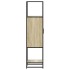 Aparador alto madera de ingeniería y metal 35,5x35x139