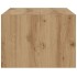Mueble de TV con luces LED roble artisan 75x35,5x25