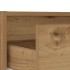 Mueble de TV con luces LED roble artisan 75x35,5x25