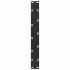 Patas de mesa de centro forma U 2uds acero negro 50x(30-31)