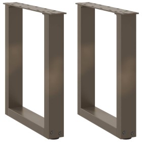 Patas para mesa de centro en forma de U 2 uds antracita