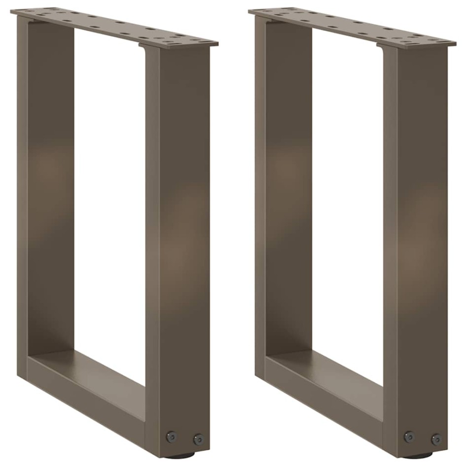 Patas para mesa de centro en forma de U 2 uds antracita