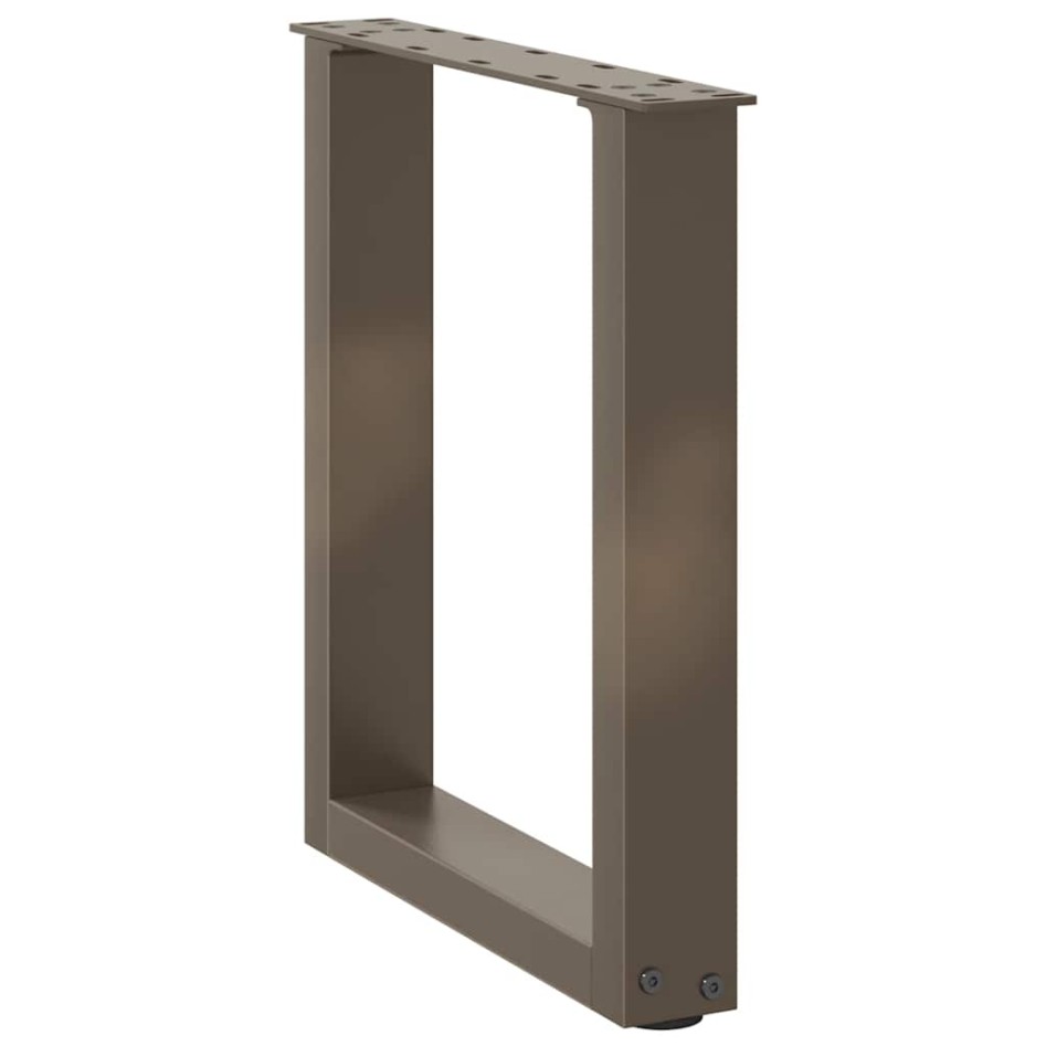 Patas para mesa de centro en forma de U 2 uds antracita