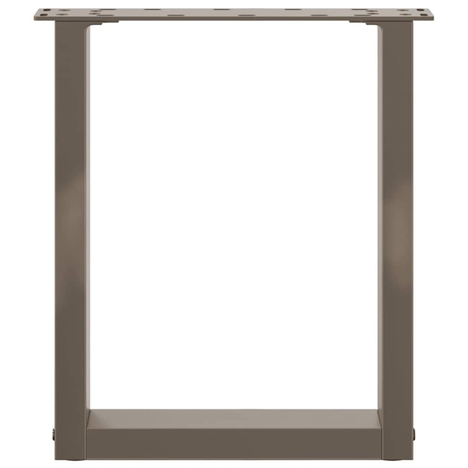 Patas para mesa de centro en forma de U 2 uds antracita