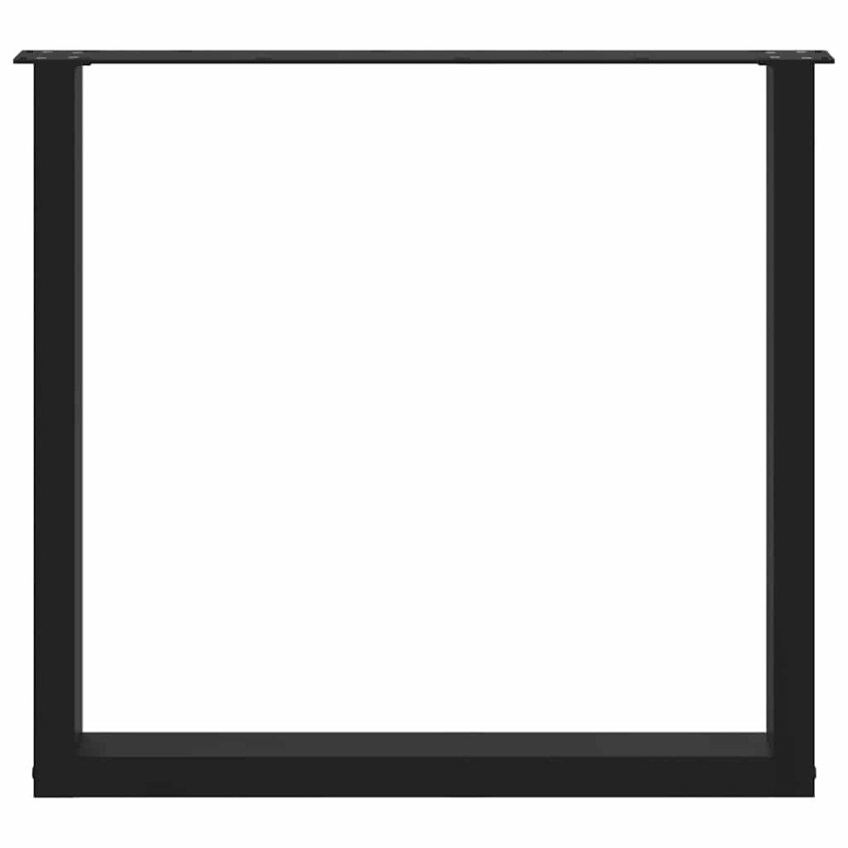 Patas para mesa de comedor en forma de U 2 uds acero