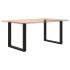 Patas para mesa de comedor en forma de U 2 uds acero
