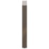 Patas mesa centro forma U 2uds acero natural 60x(72-73)cm