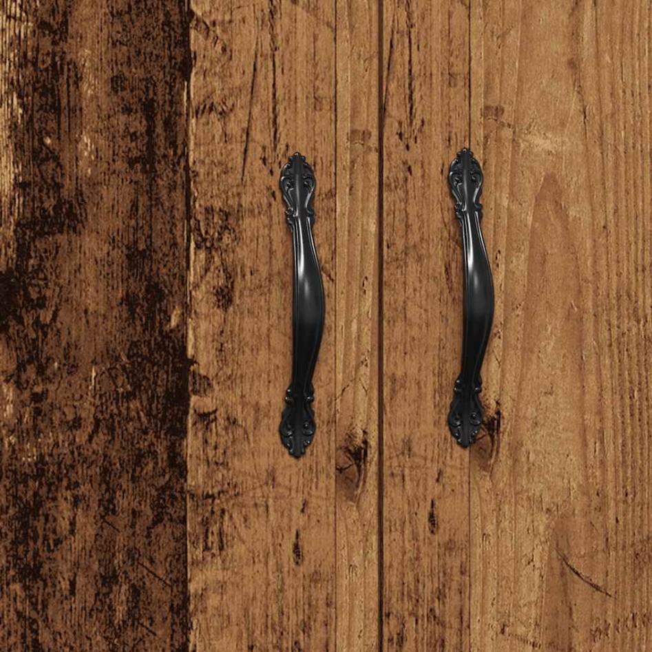 Aparador de madera de ingeniería envejecida 69,5x34x90