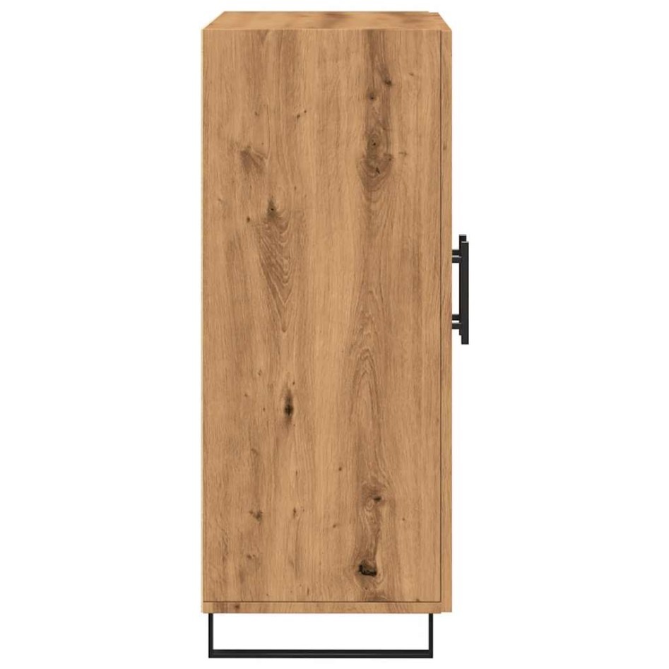 Aparador de madera de ingeniería roble artisan 69,5x34x90