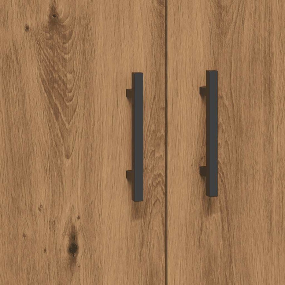 Aparador de madera de ingeniería roble artisan 69,5x34x90