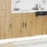 Mueble bajo para fregadero Kalmar roble artesanal 80x46x81,5