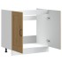 Mueble bajo para fregadero Kalmar roble artesanal 80x46x81,5