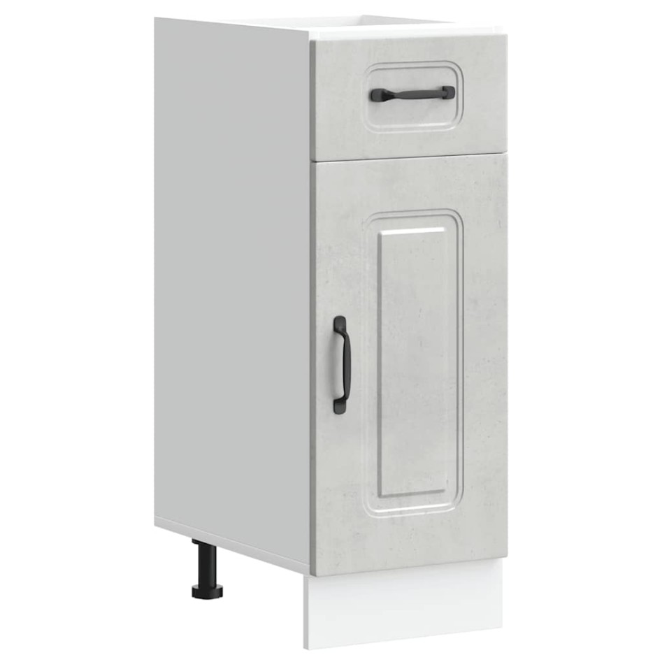 Mueble bajo de cocina Kalmar madera de ingeniería gris