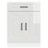Mueble bajo cocina Kalmar madera ingeniería blanca alto