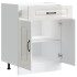 Mueble bajo cocina Kalmar madera ingeniería blanca alto
