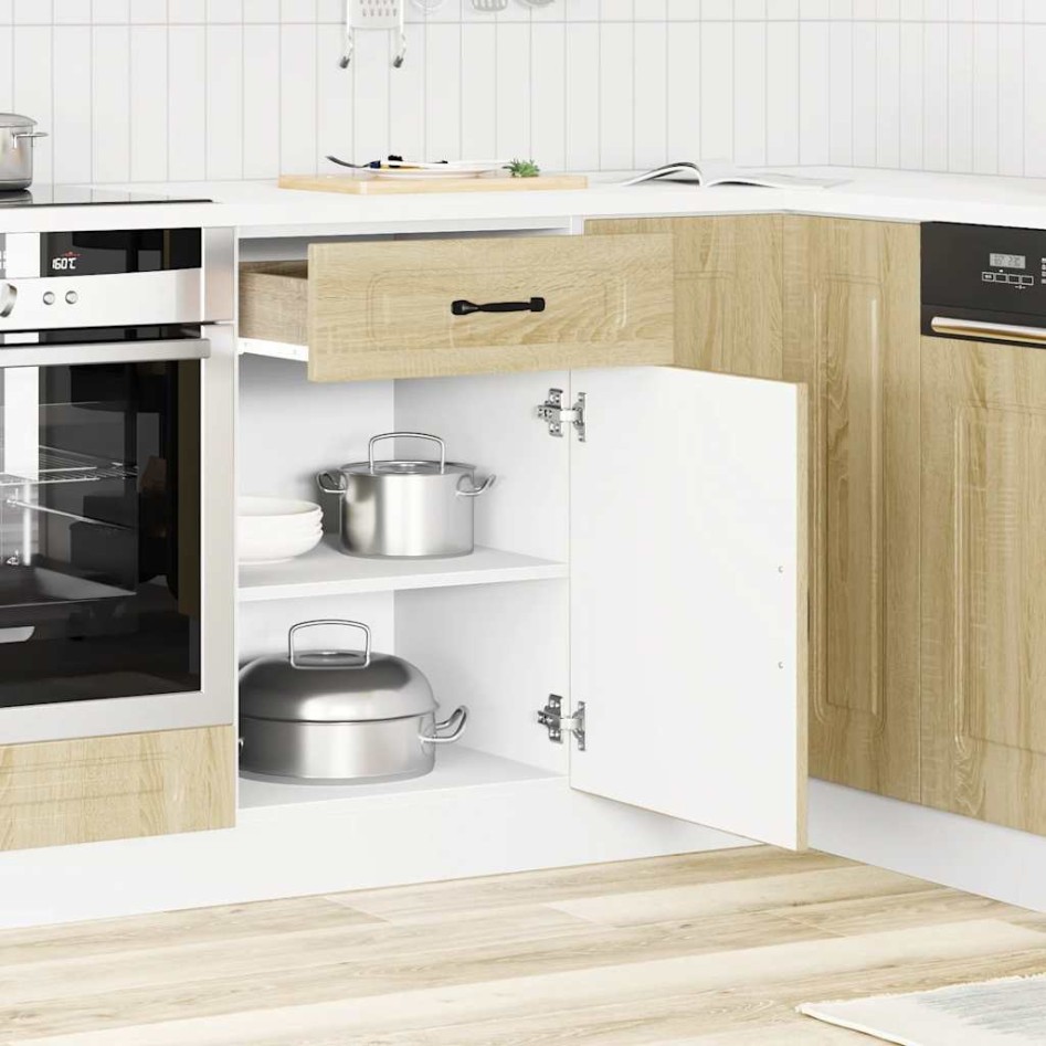 Mueble bajo de cocina Kalmar madera ingeniería roble