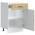 Mueble bajo de cocina Kalmar madera ingeniería roble