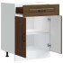 Mueble bajo de cocina Kalmar madera ingeniería de roble