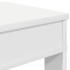 Mueble zapatero madera contrachapada blanco 80x30x98