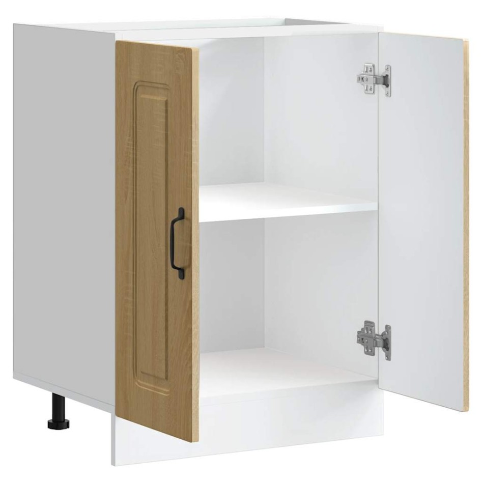 Mueble bajo para fregadero Kalmar roble sonoma 60x46x81,5