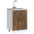 Mueble bajo para fregadero Kalmar roble ahumado 60x46x81,5