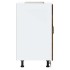 Mueble bajo para fregadero Kalmar roble ahumado 60x46x81,5