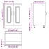 Mueble bajo para fregadero Kalmar roble ahumado 60x46x81,5