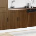 Mueble bajo para fregadero Kalmar roble marrón 80x46x81,5