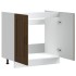 Mueble bajo para fregadero Kalmar roble marrón 80x46x81,5