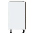 Mueble bajo para fregadero Kalmar roble marrón 80x46x81,5