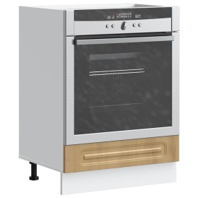 Mueble de horno Kalmar roble artesanal madera