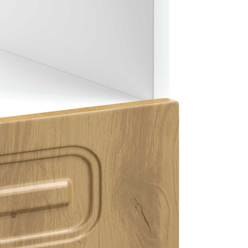 Mueble de horno Kalmar roble artesanal madera