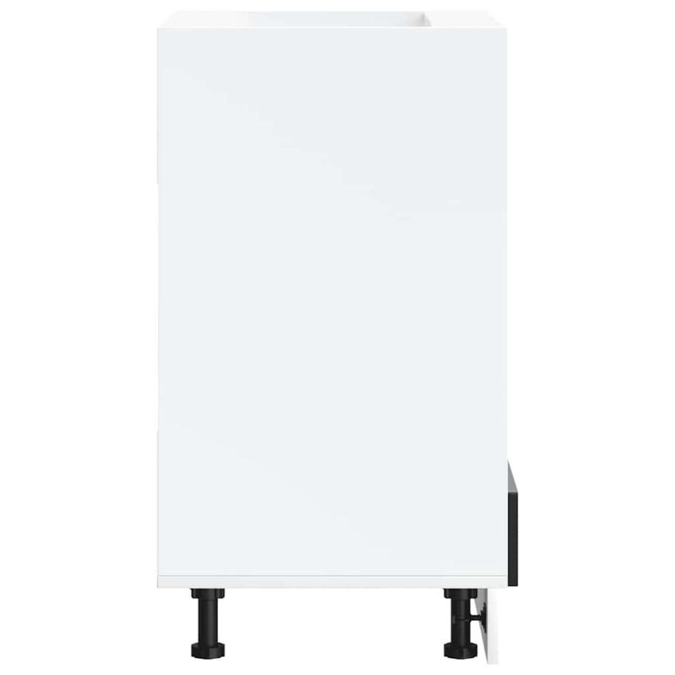 Mueble de horno Kalmar negra madera