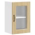 Armario pared cocina puerta de cristal Kalmar roble