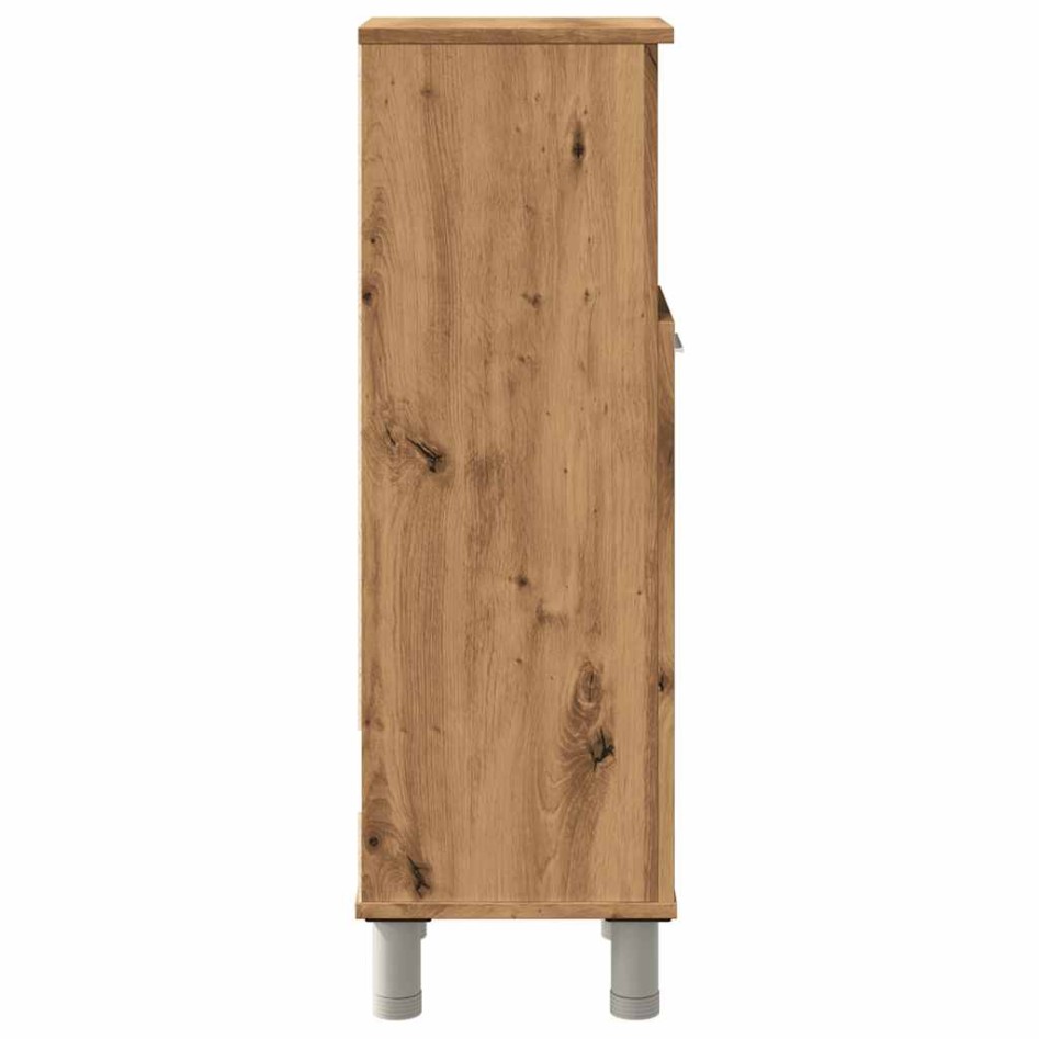 Armario de baño madera contrachapada roble artisan 30x30x95