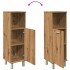 Armario de baño madera contrachapada roble artisan 30x30x95