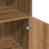 Armario de baño madera contrachapada roble artisan 30x30x95